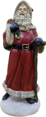 Premier pair of Santa Christmas ornaments with gifts