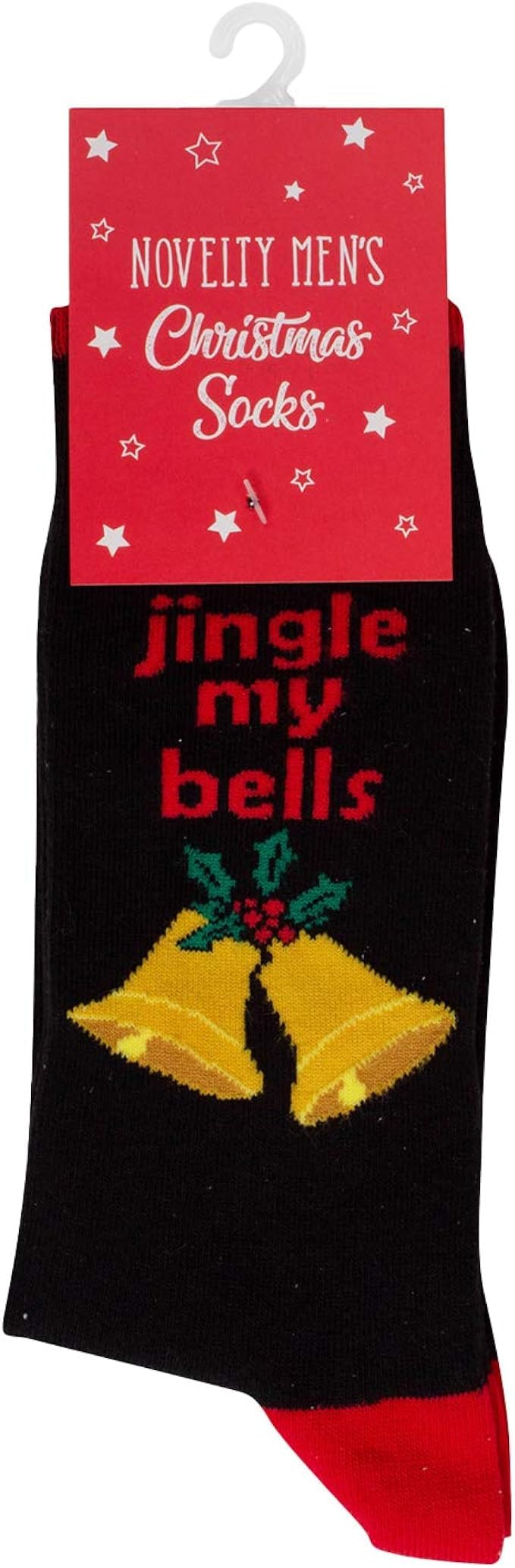 Men's Jingle My Bells novelty Christmas socks multipack