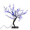 45cm blue and white LED blossom Christmas tree with 48 lights