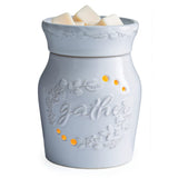 Candle Warmers Etc. Holiday Gather white fragrance warmer