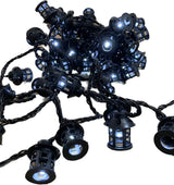 60 white LED lantern Christmas lights with eight modes