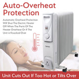 Benross white 13-fin 2500W oil filled radiator