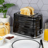 Quest Harmony black 2-slice toaster