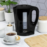Quest 1.7L black cordless electric kettle