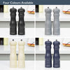Blackmoor 68049 Manual Salt and Pepper Grinder Set/Classic Wooden Design with Ceramic Grinding Core/Adjustable Coarseness/Black Colour
