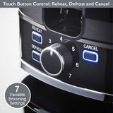 Quest Harmony black 2-slice toaster