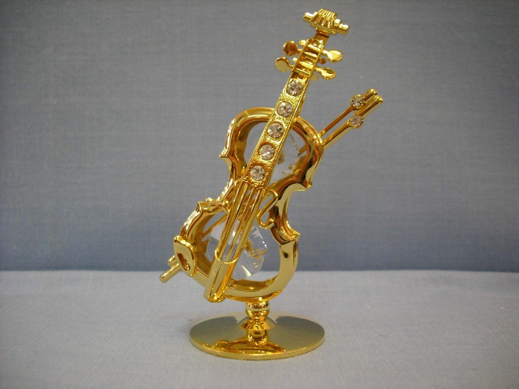 HARTES Swarovski Crystal Violin