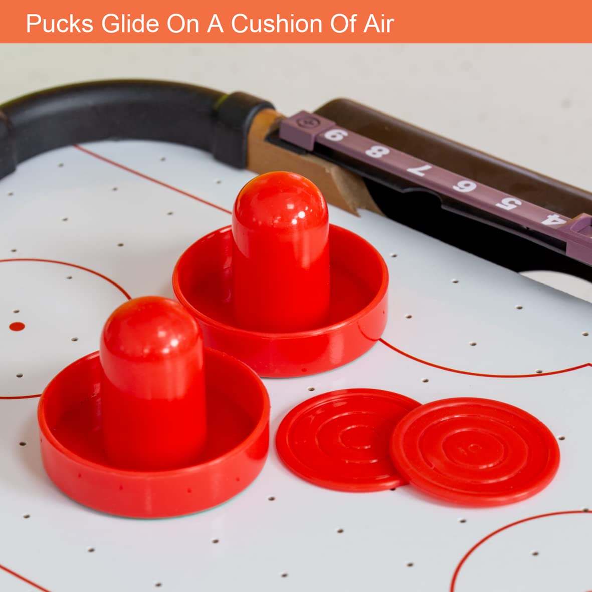 Global Gizmos 51cm tabletop air hockey game