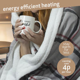 Bauer plaid electric heated throw – 120 x 160cm