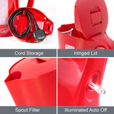 Quest red 1.7L electric kettle