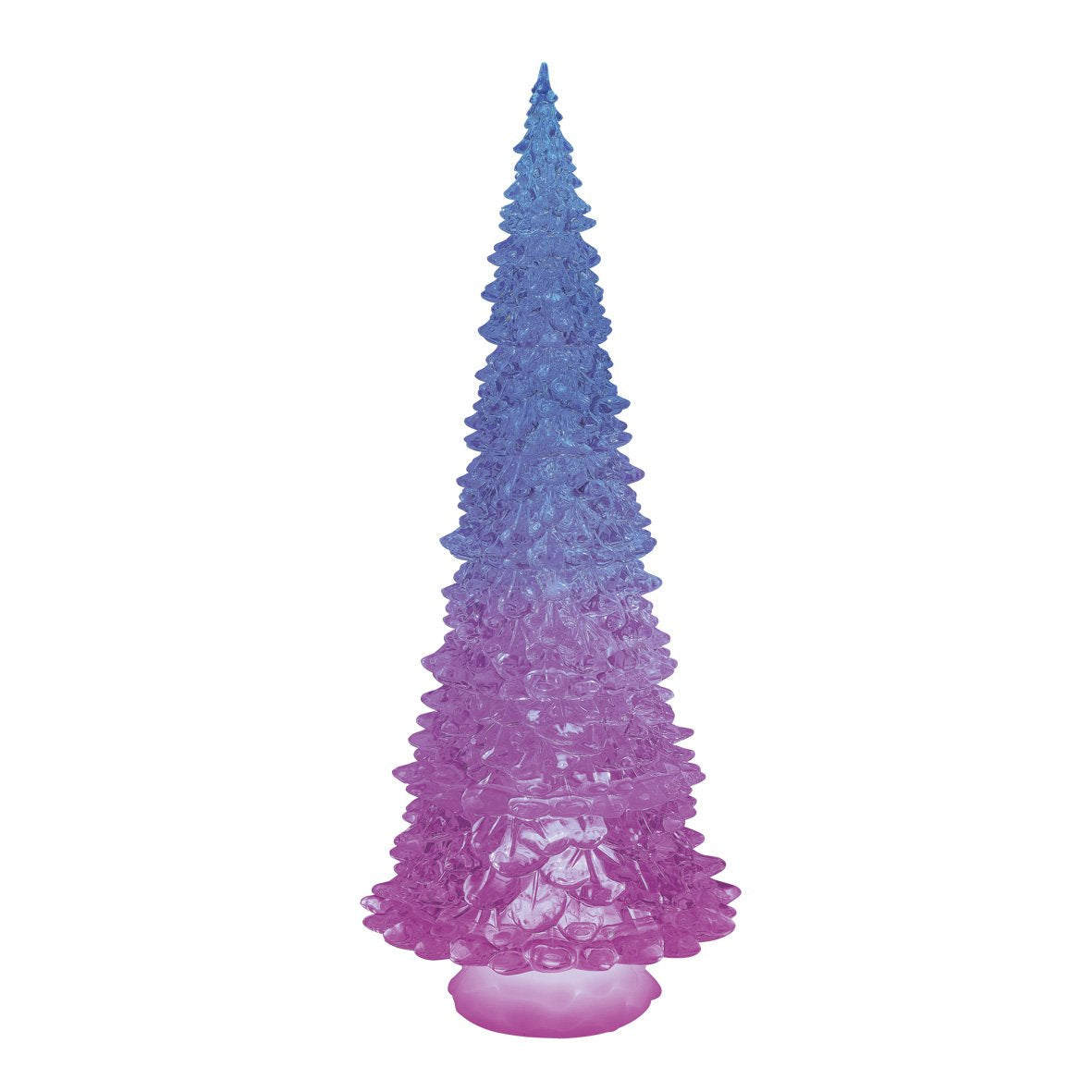 44cm colour-changing LED acrylic Christmas tree