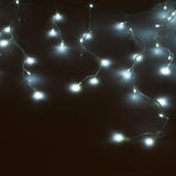 240 bright white LED snowing icicle Christmas lights – 4.7m
