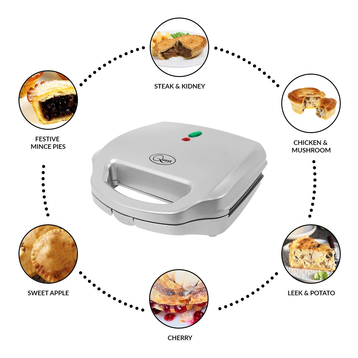 Quest double deep-fill pie maker