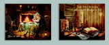 Premier pair of LED light-up canvas prints – 50 x 30cm