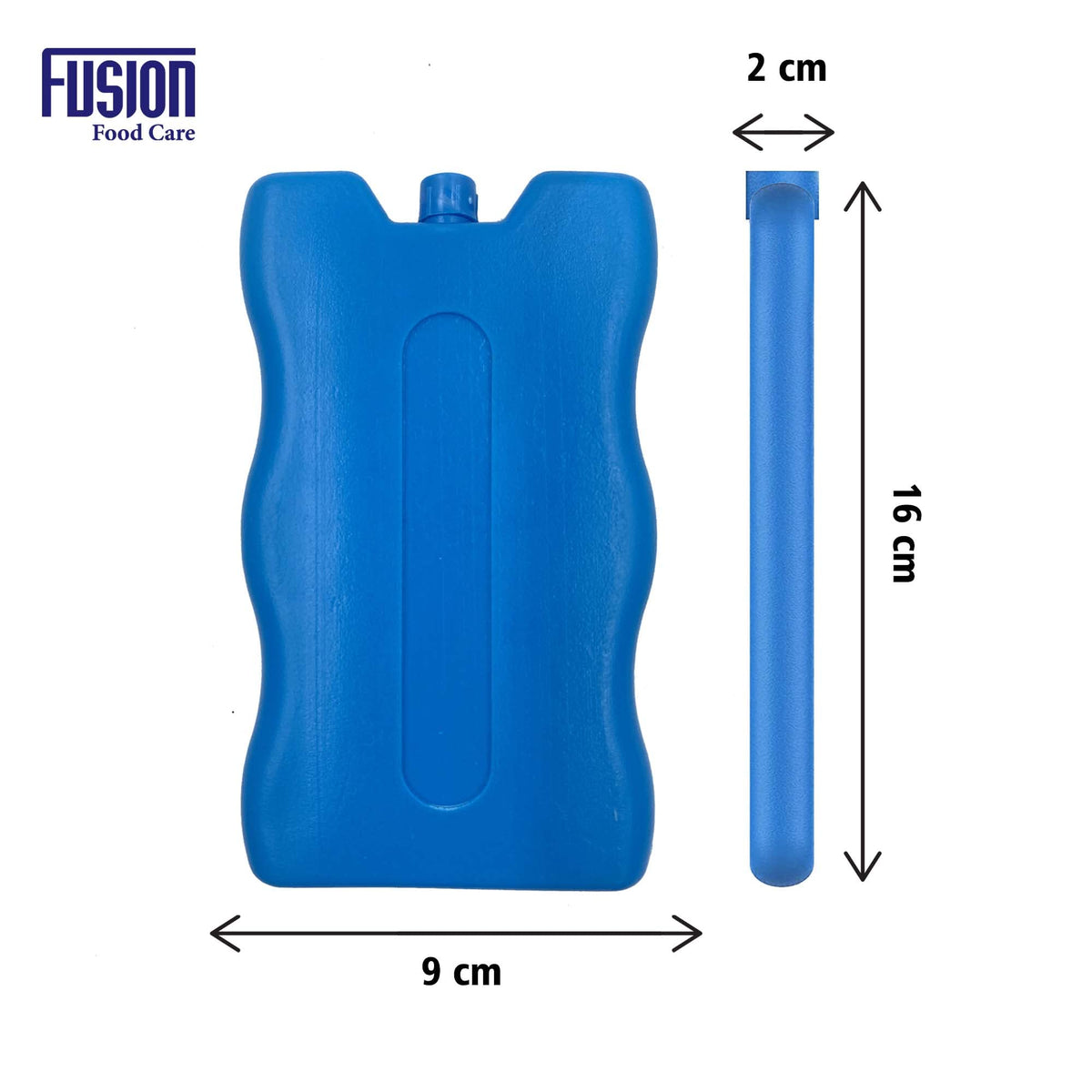 Six-pack reusable freezer ice blocks for cool bags and lunch boxes