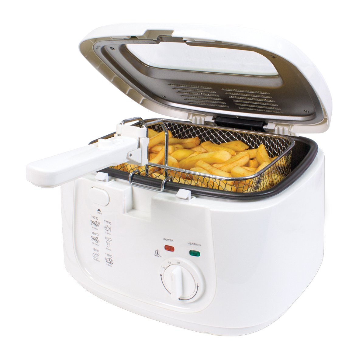 Quest white 2.5L 1800W deep fryer