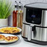 Quest 5.5L 1800W digital air fryer in black