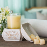 Candle Warmers Etc. 2-in-1 candle and wax melt warmer with Faith Family Friends design