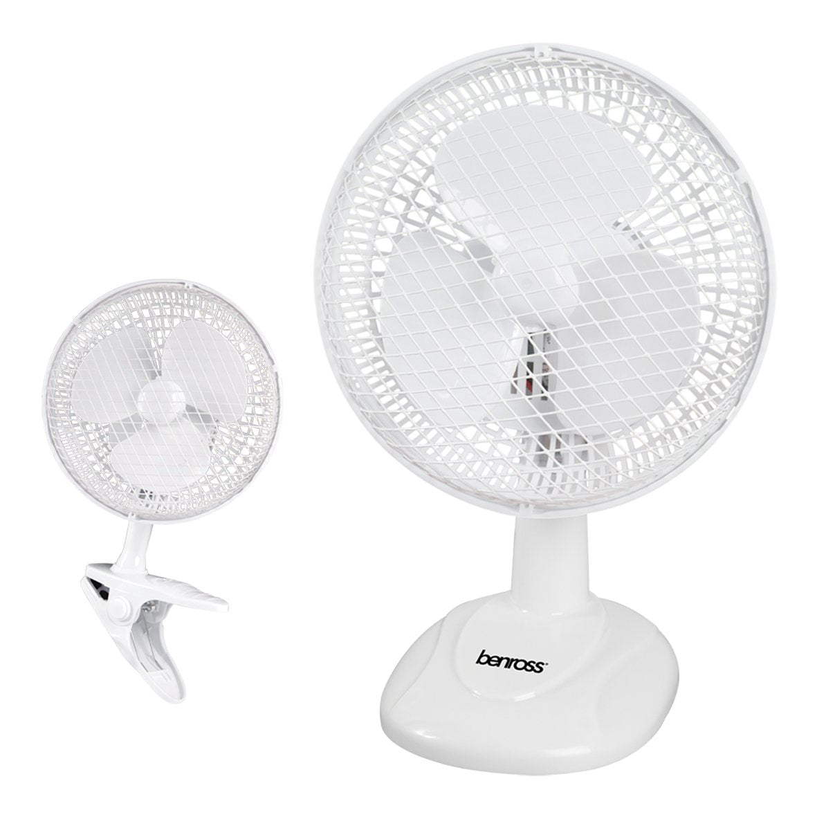 Benross 6in 2-in-1 desk and clip fan