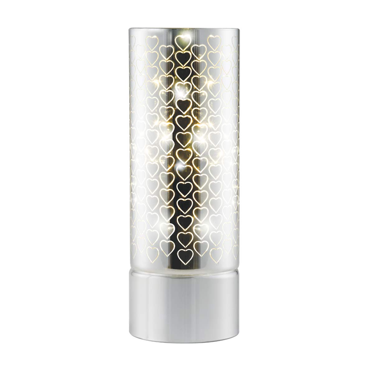 Anika heart LED tube lamp with warm white light