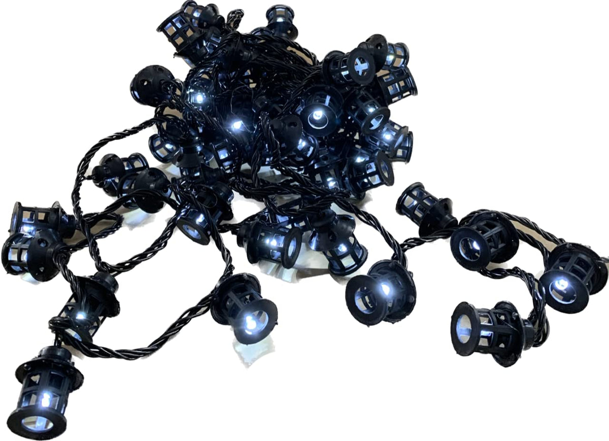 60 white LED lantern Christmas lights with eight modes