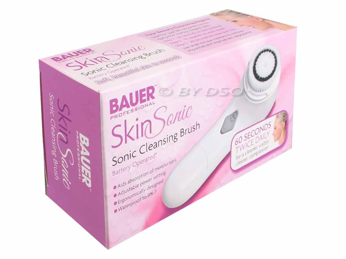 Bauer SkinSonic sonic facial cleansing brush