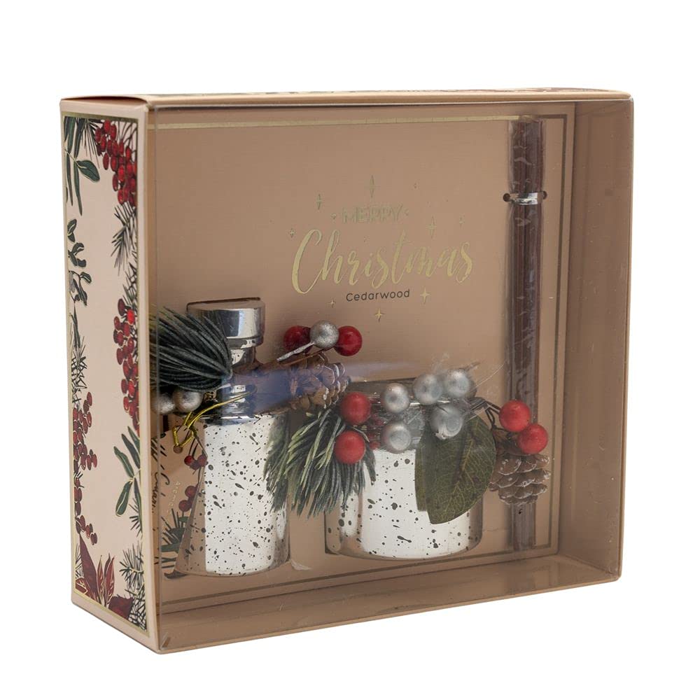 Widdop Cedarwood candle and reed diffuser gift set