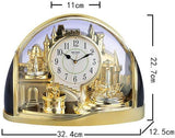 Rhythm 4SG738WR18 mantel clock gold arched design