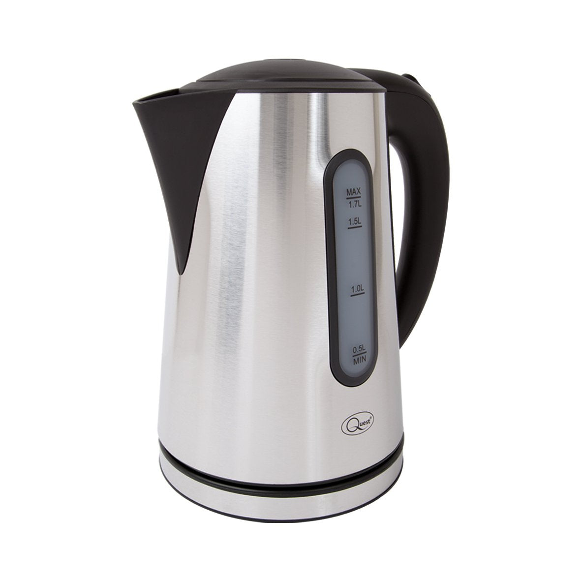 Quest stainless steel 1.7L cordless kettle