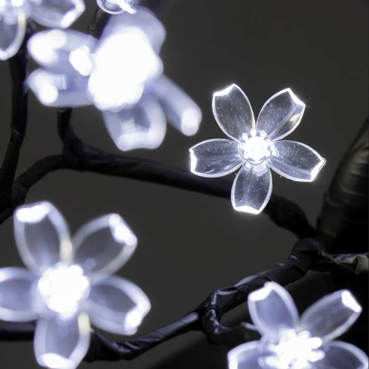 Freestanding 60cm blossom tree with 128 white LEDs