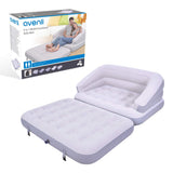 5-in-1 Inflatable Sofa Bed & Camping Chair, Grey - Avenli