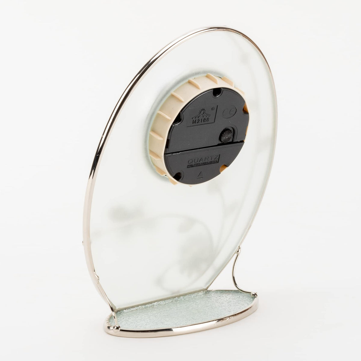 Sophia glass and wire bumblebee mantel clock