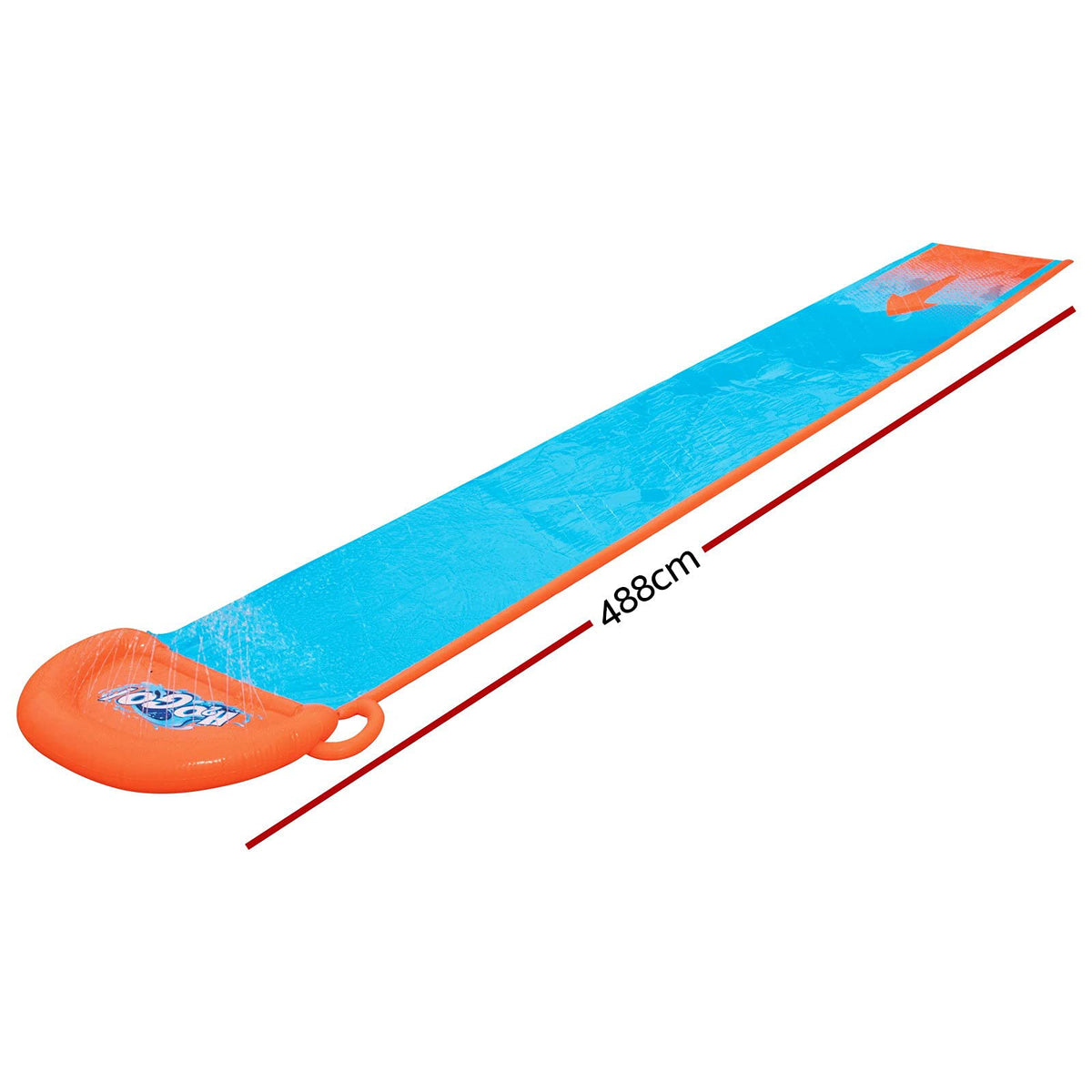 Bestway H2OGO 4.88m single-lane water slide with sprinklers