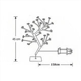 45cm white LED cherry blossom tree – 48 lights