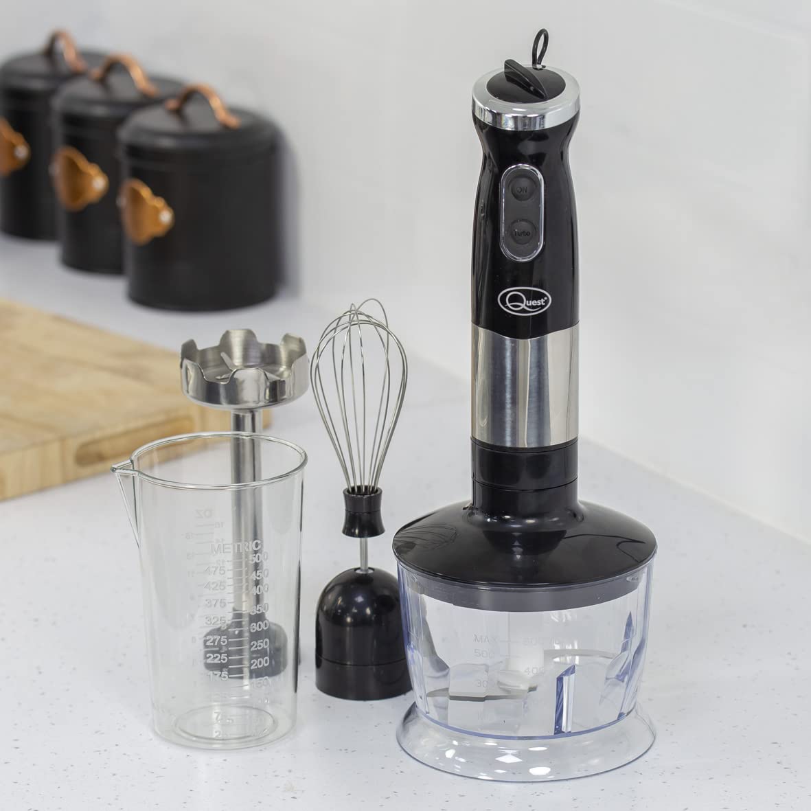 Quest 700W 3-in-1 hand blender chopper and whisk