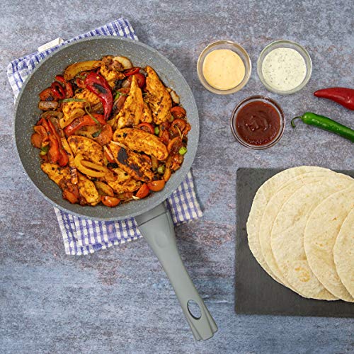 Blackmoor grey 28cm non-stick frying pan