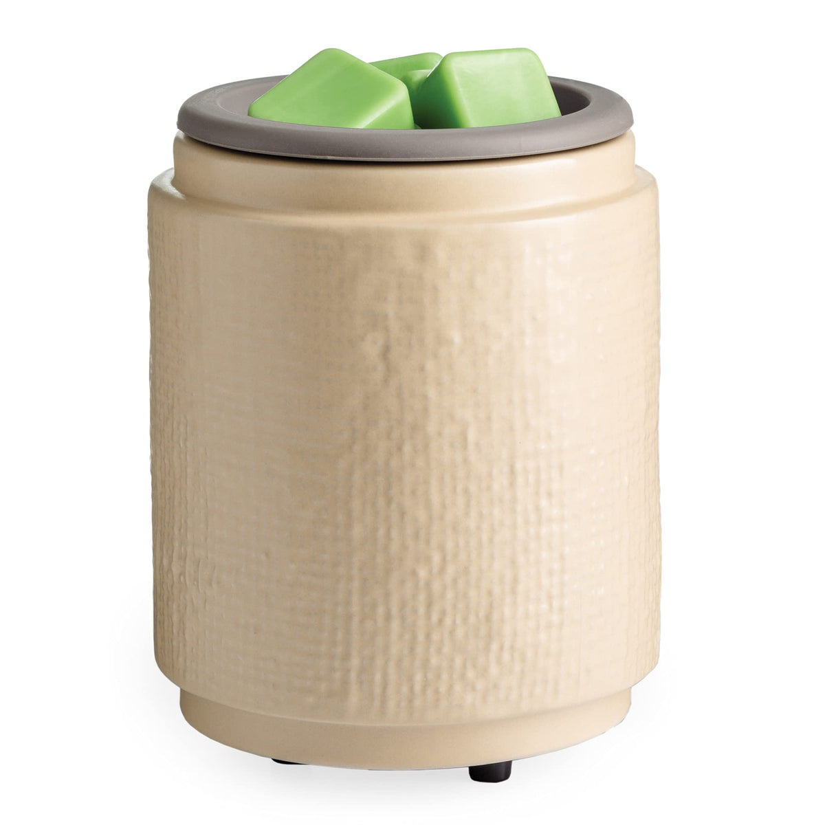 Candle Warmers Etc. Natural Linen Flip Dish wax melt warmer