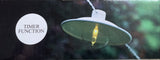 Dusk Till Dawn 20 warm white lantern string lights with timer