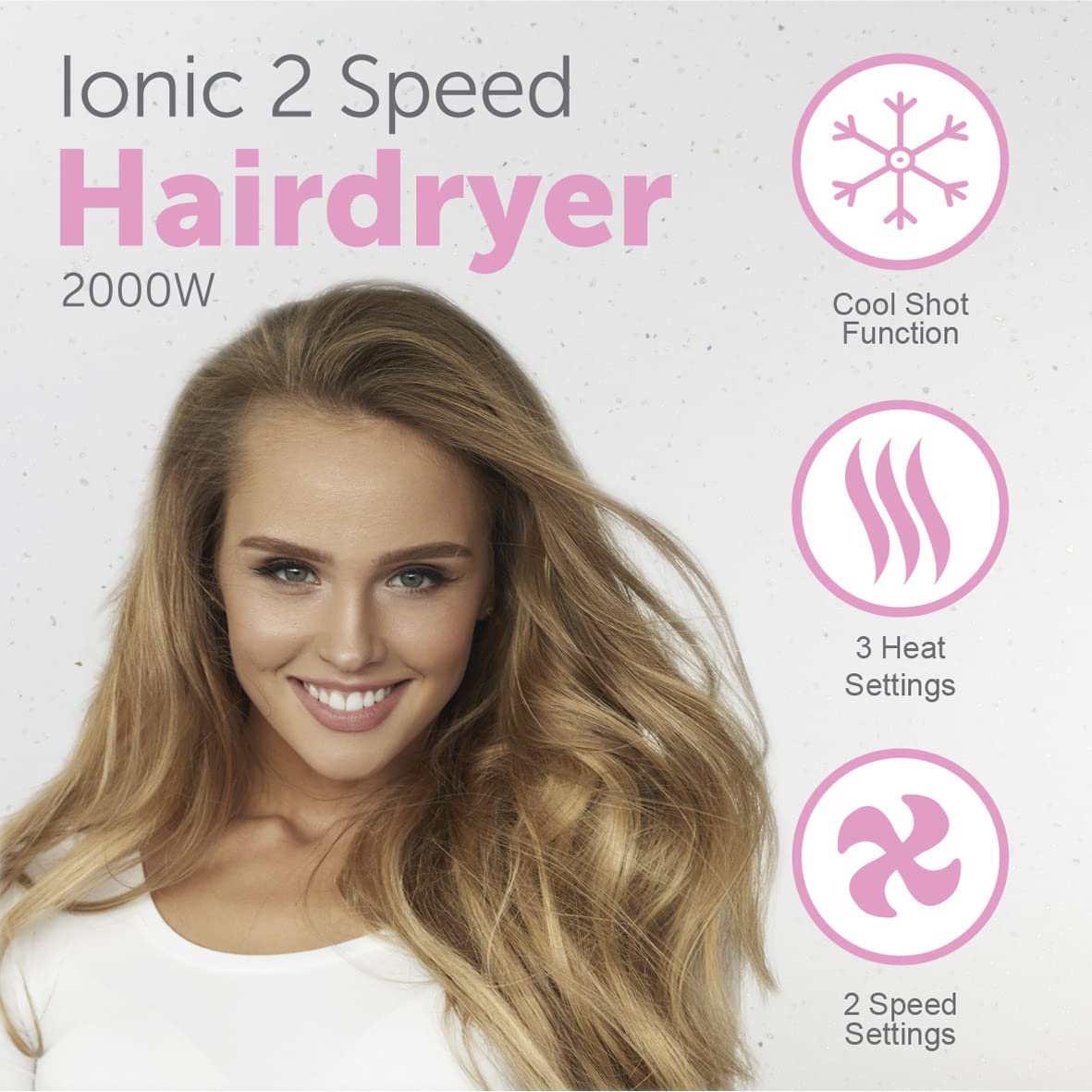 Bauer gold 2000W ionic hair dryer