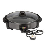 Quest 30cm electric cooker pan with glass lid