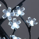45cm white LED cherry blossom tree – 48 lights