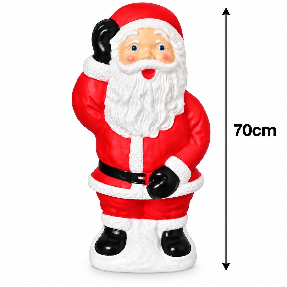 70cm waving Santa blow-mould light-up Christmas figure product detail