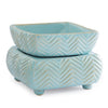 Candle Warmers Chevron 2-in-1 wax melt and jar candle warmer
