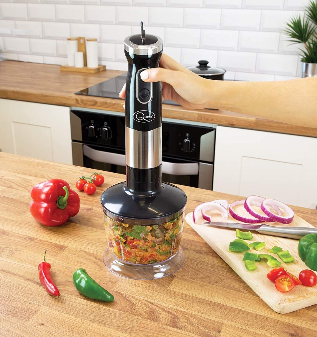 Quest 700W 3-in-1 hand blender chopper and whisk