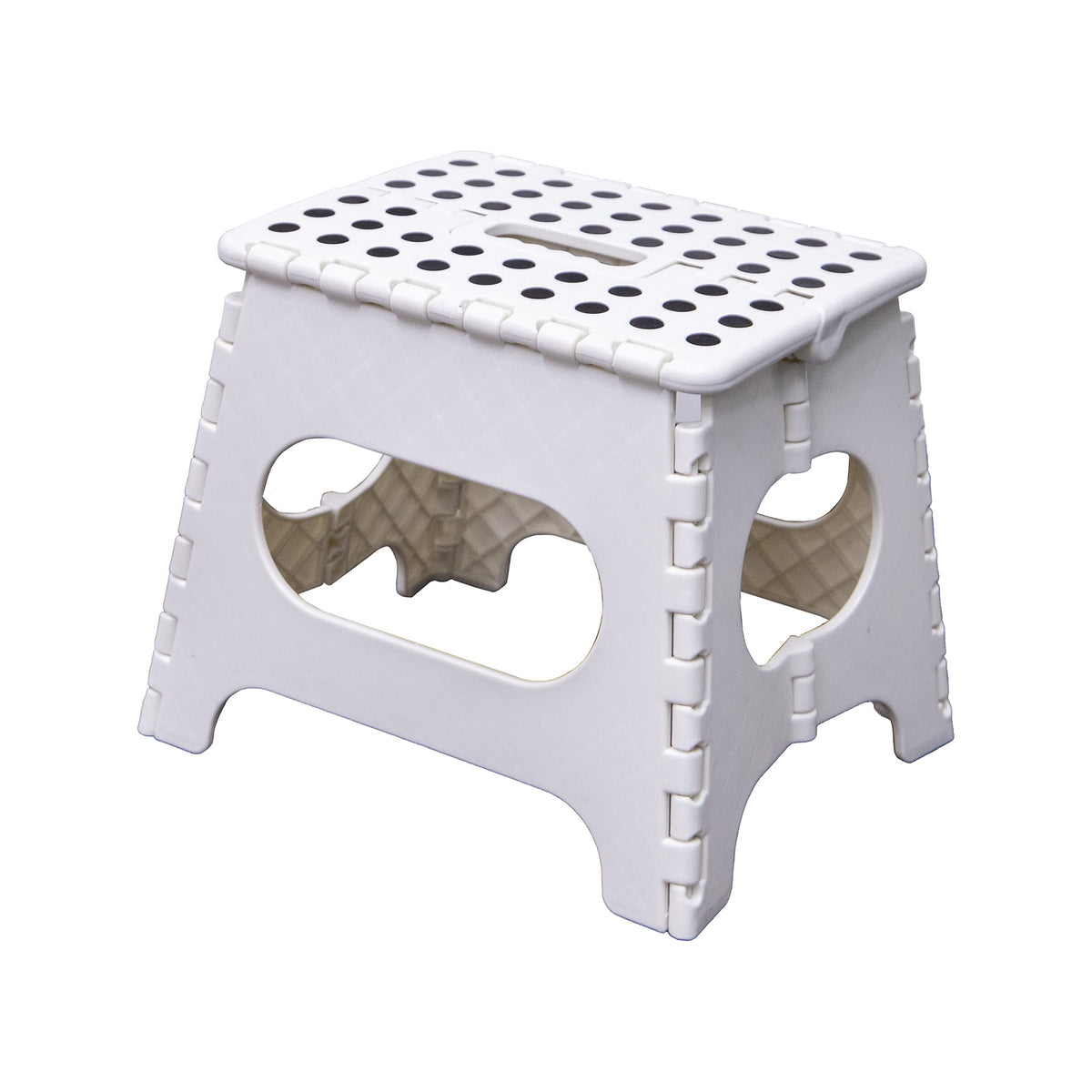Knight white 29cm folding step stool