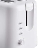 Quest white 870W 2-slice toaster with adjustable browning