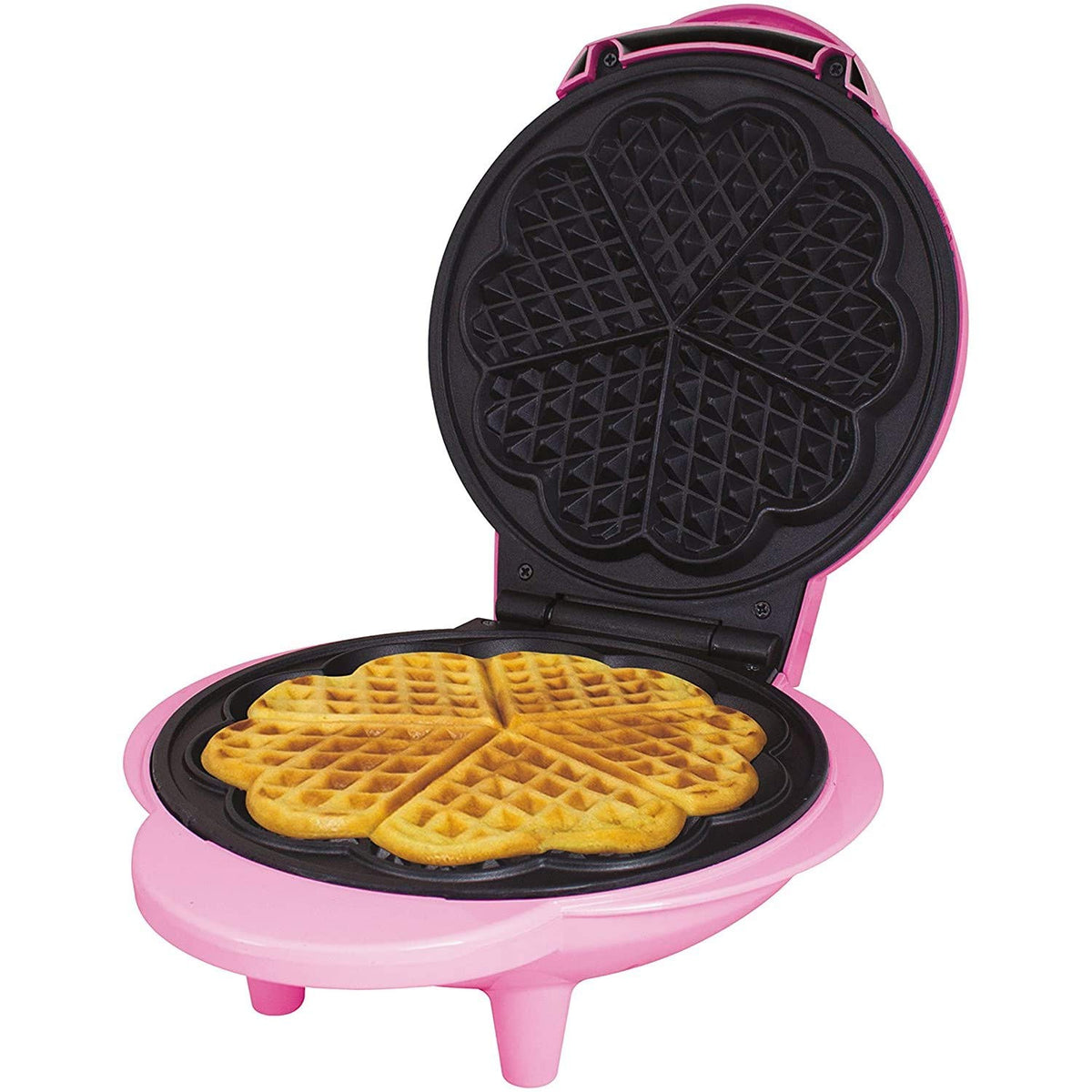 Global Gizmos pink heart-shaped waffle maker