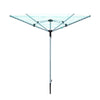 Laundry Mate silver 60m four-arm rotary clothes airer