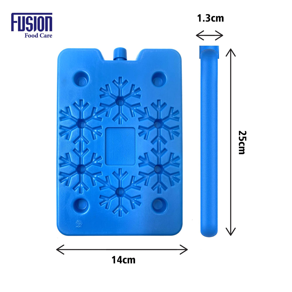 Fusion Food Care reusable blue freezer ice blocks four pack 25 x 14cm