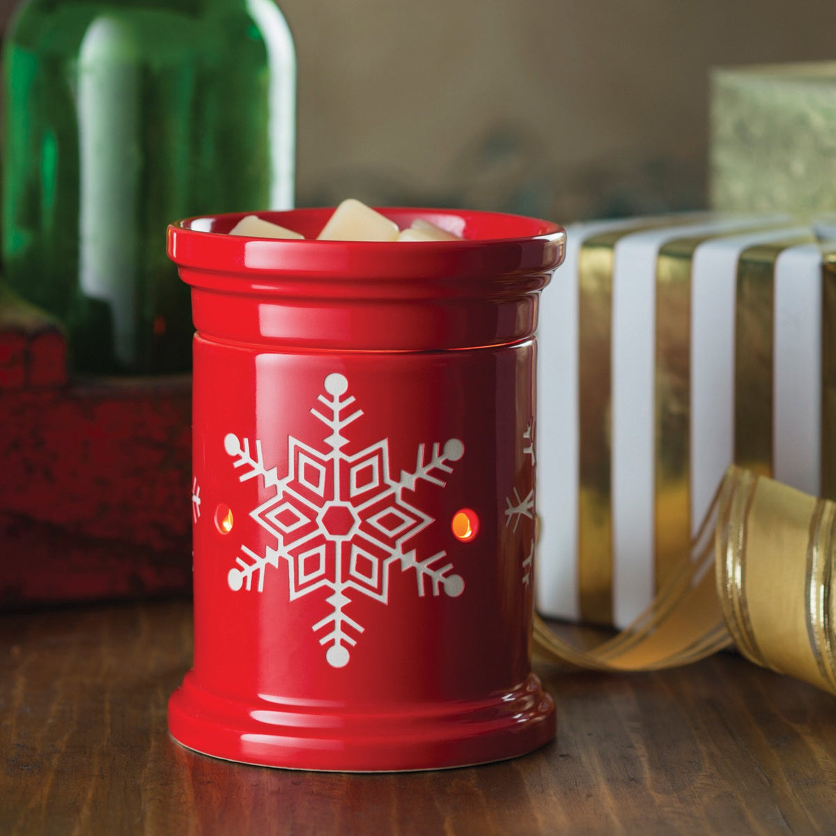 Candle Warmers Snowflake electric wax melt warmer